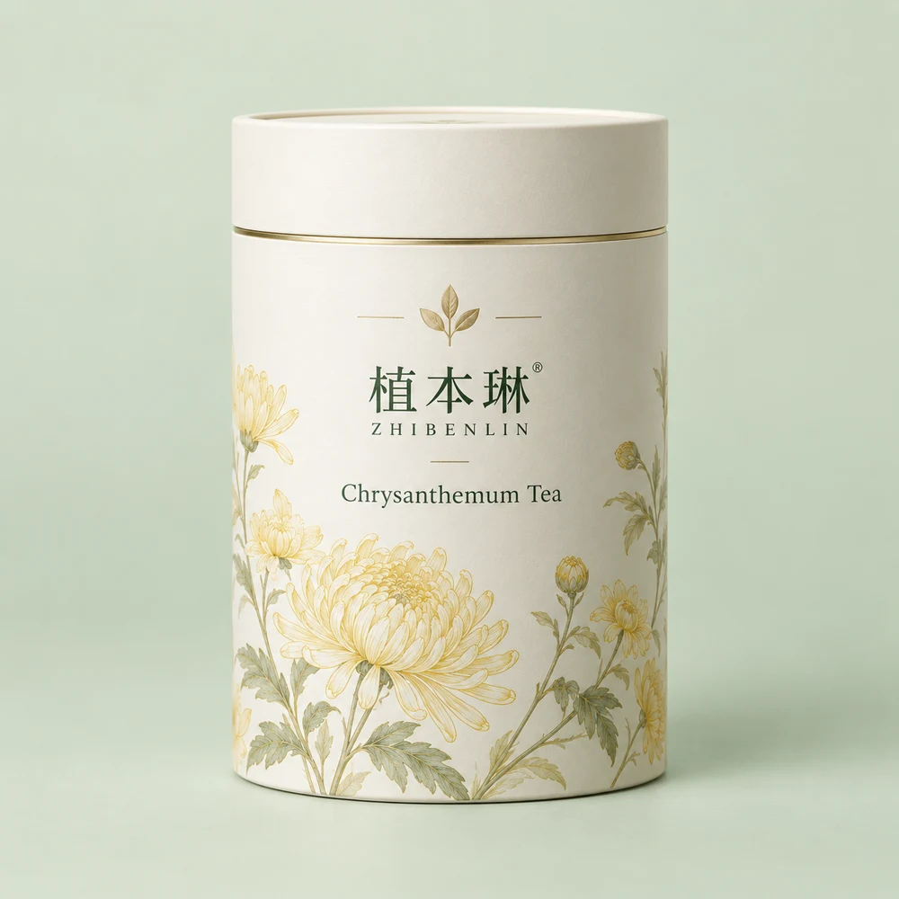 植本琳菊杞清和草本茶包装概念图